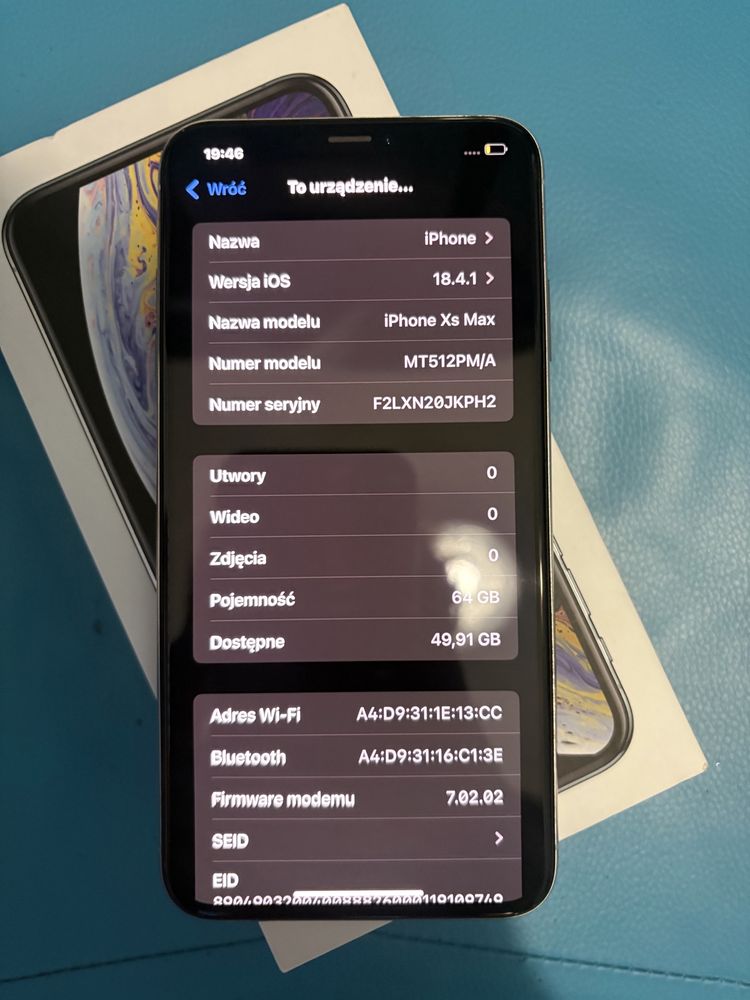 Iphone xs max biały (jak nowy)