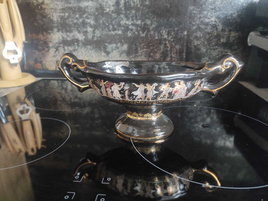 Конфетница греция с позолотою 24 K Gold