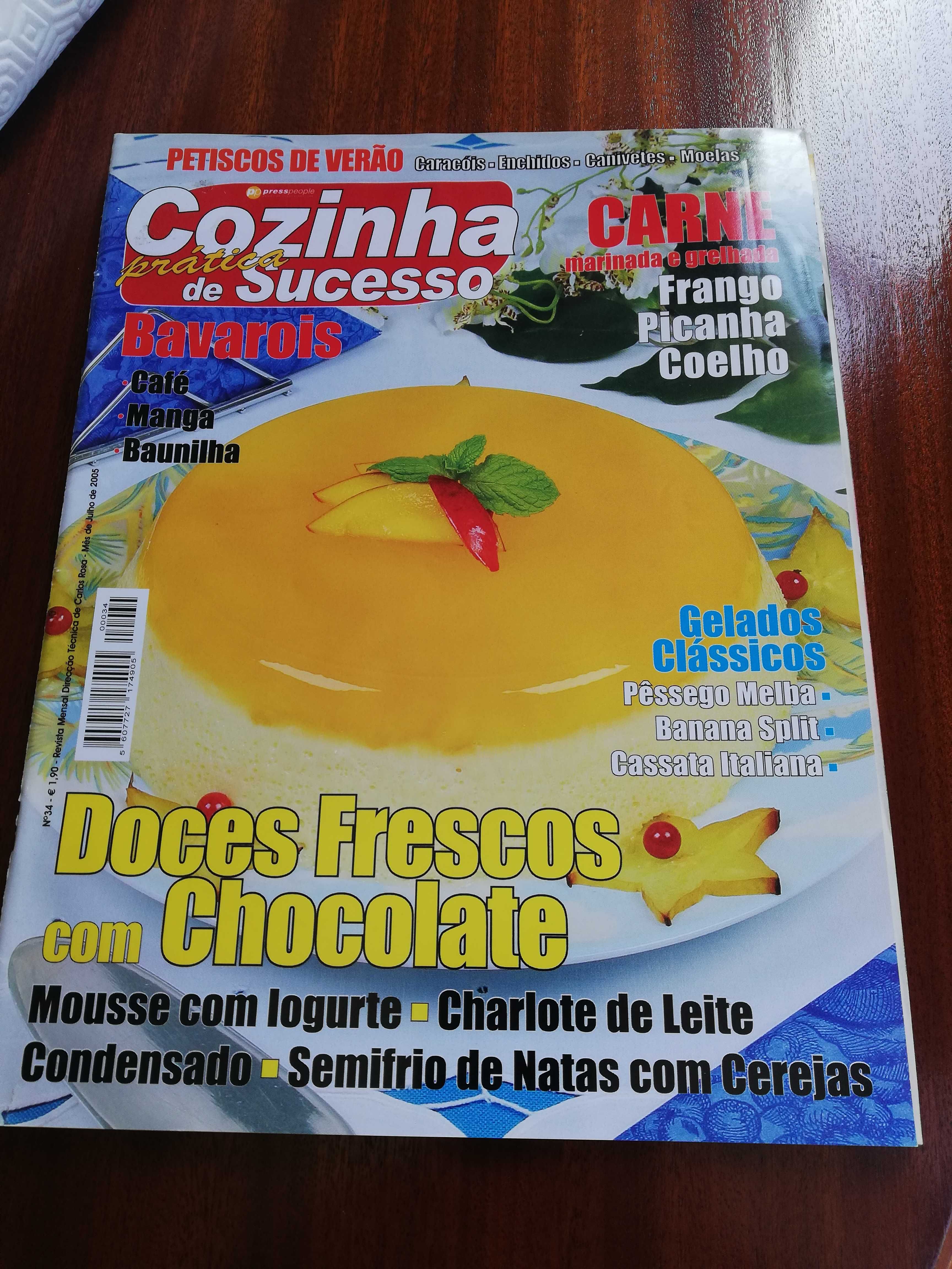 Revistas de culinária - Cozinha de Sucesso