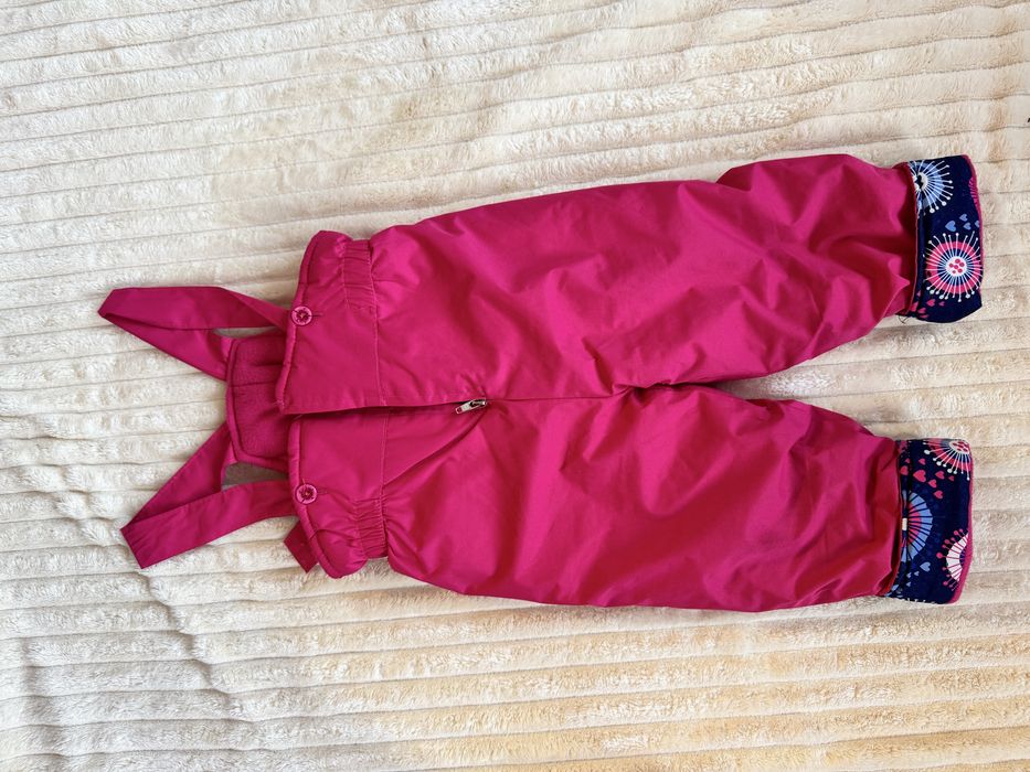 Теплий зимовий комбінезон на дівчинку