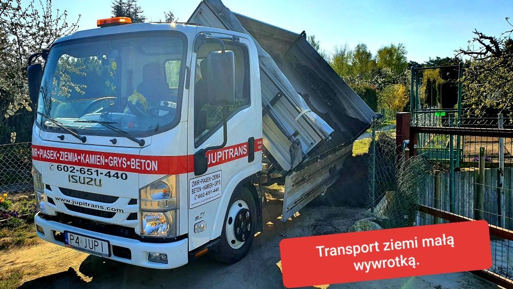 Transport Żwiru, Piasku, Betonu, Ziemi,Kamieni,Gruzu Wywrotki 1-27 ton