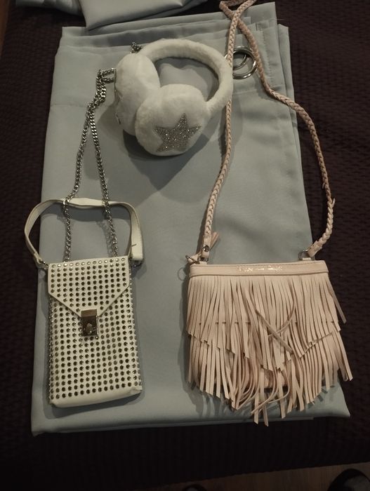 Torebka h/m, torebka na telefon i słuchawki ocieplane