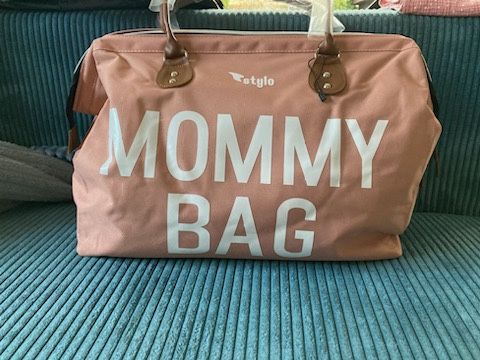 Torba mommy bag pudrowy róż