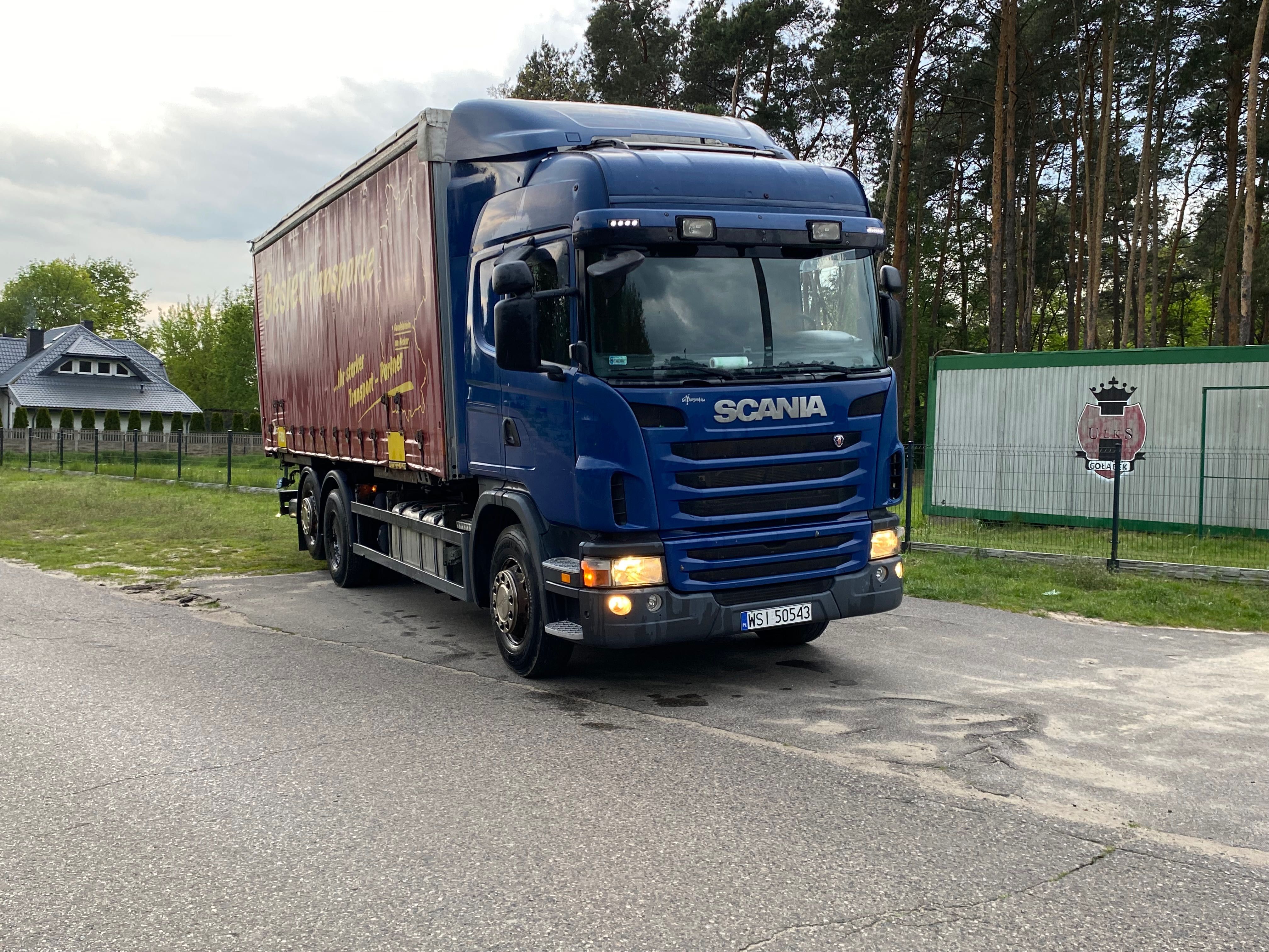 Scania G400 BDF firanka rama winda 6x2