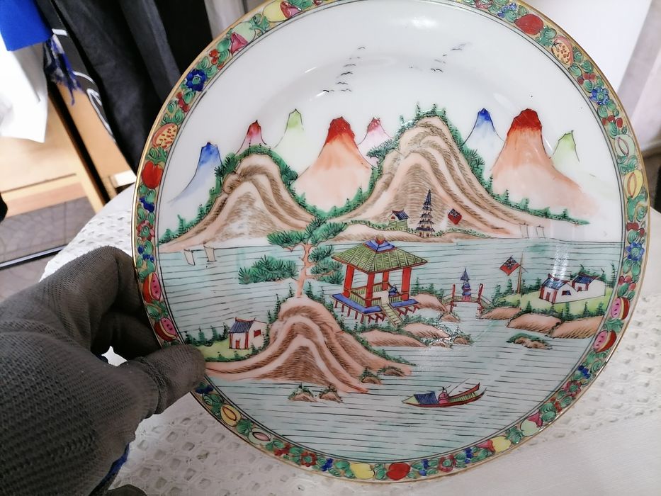 Prato loiça by Ritz China Udartpainted de 25 cm