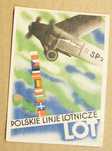 Polskie linie lotnicze LOT stara REKLAMA