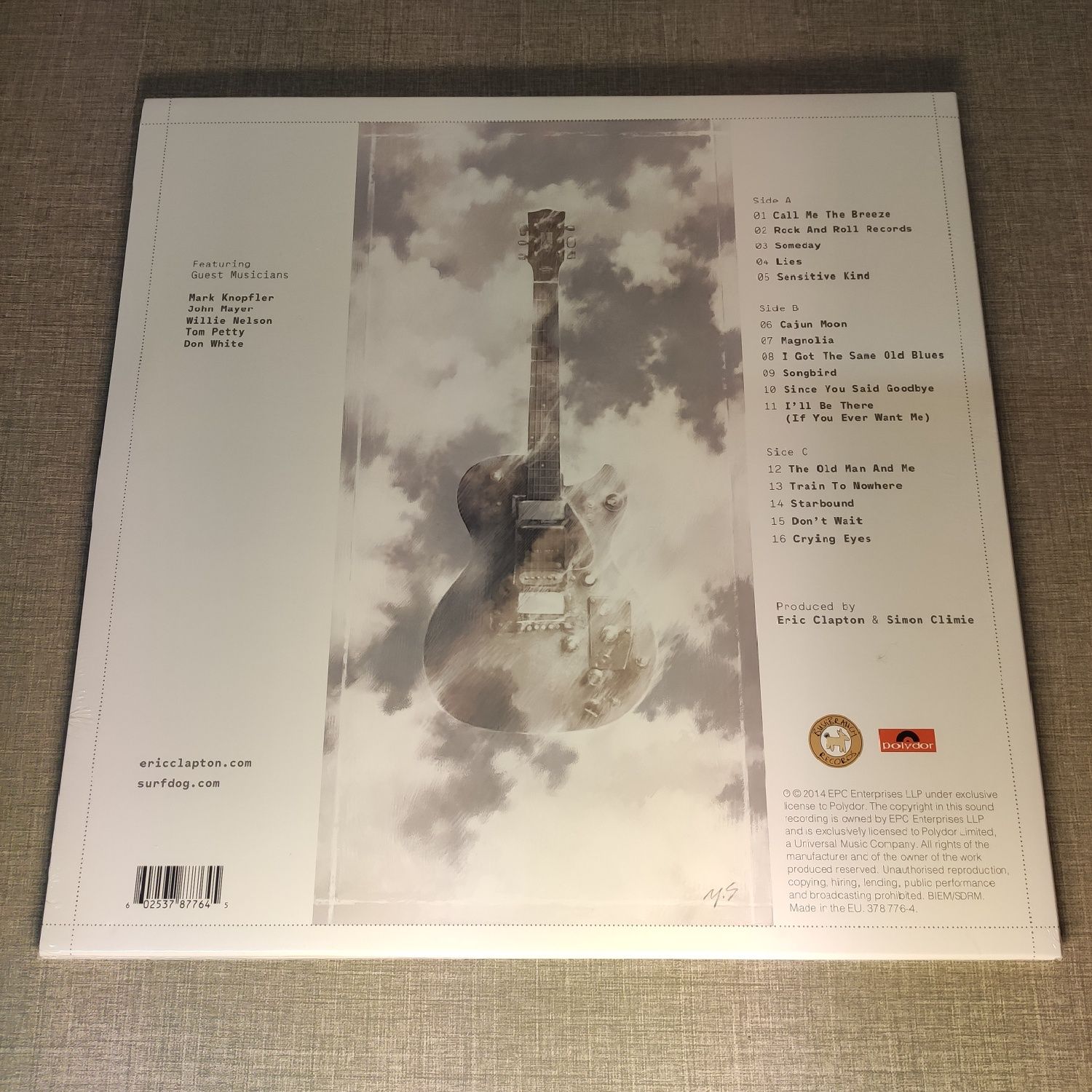 Eric Clapton & Friends : The Breeze 2LP  Вінілова Платівка Винил Vinyl