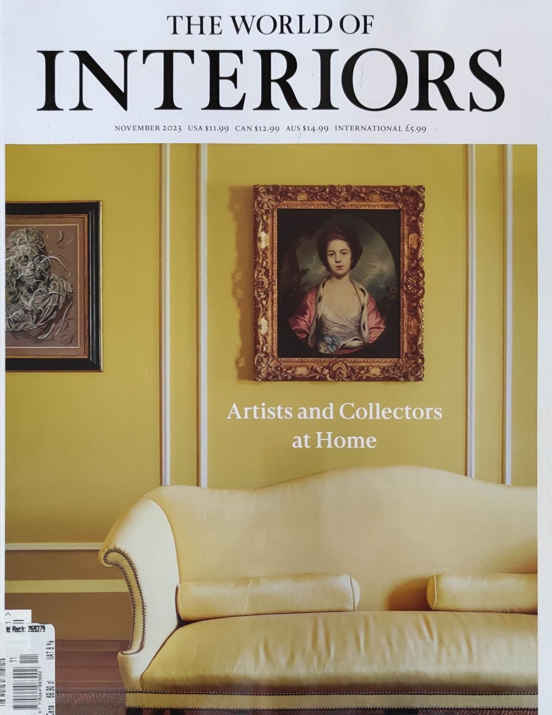 Magazyn World Of Interiors Świat Wnętrz 11 '23 rzeźba, wystrój, design