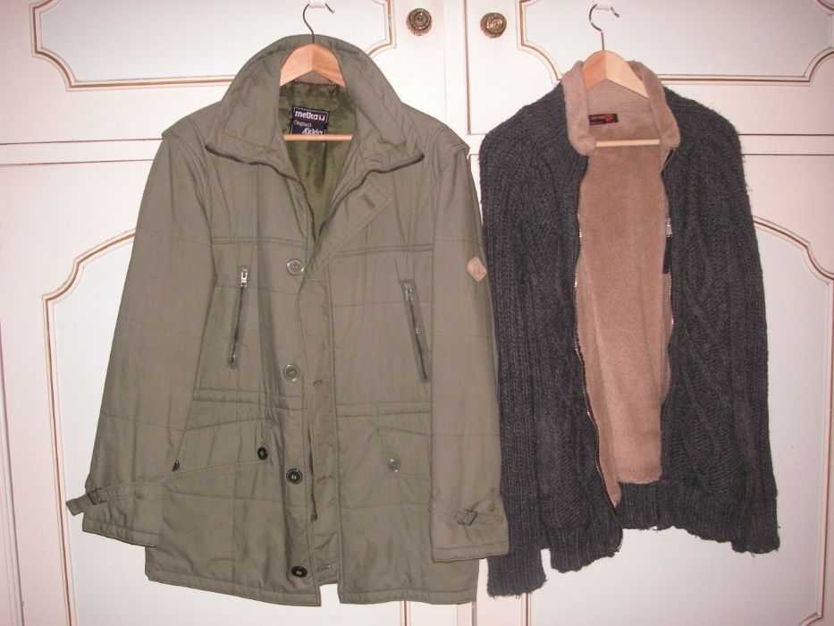 Blusão Melka e Blusão Casaco Lã Zara