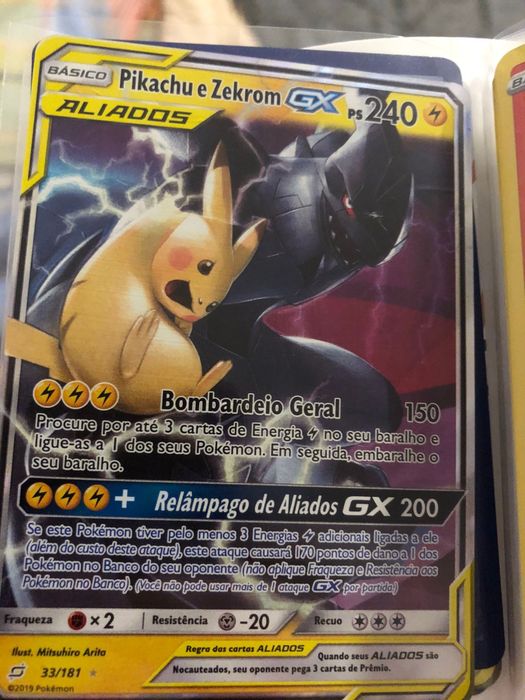 Cartas pokemon como novas