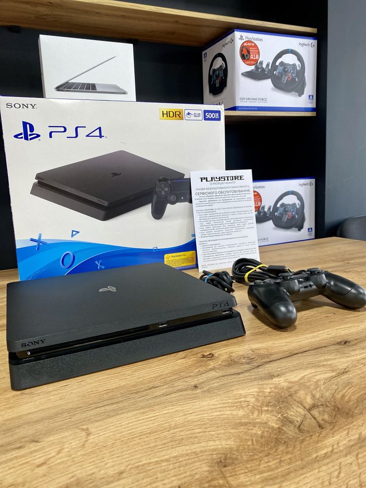 Sony PlayStation 4 Slim 500 GB з гарантією 12 місяців