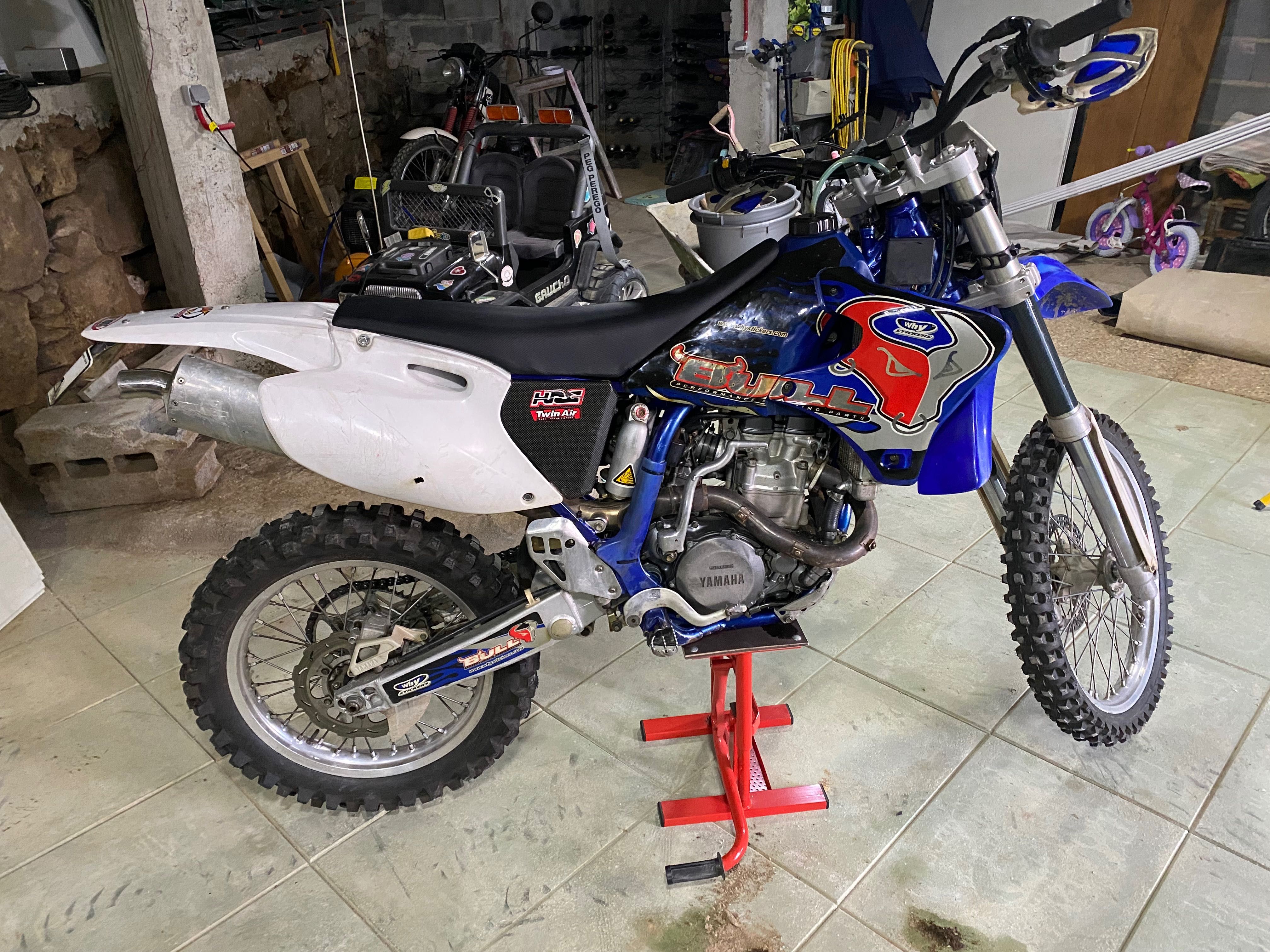 yamaha cross 426 yzf azul/branca
