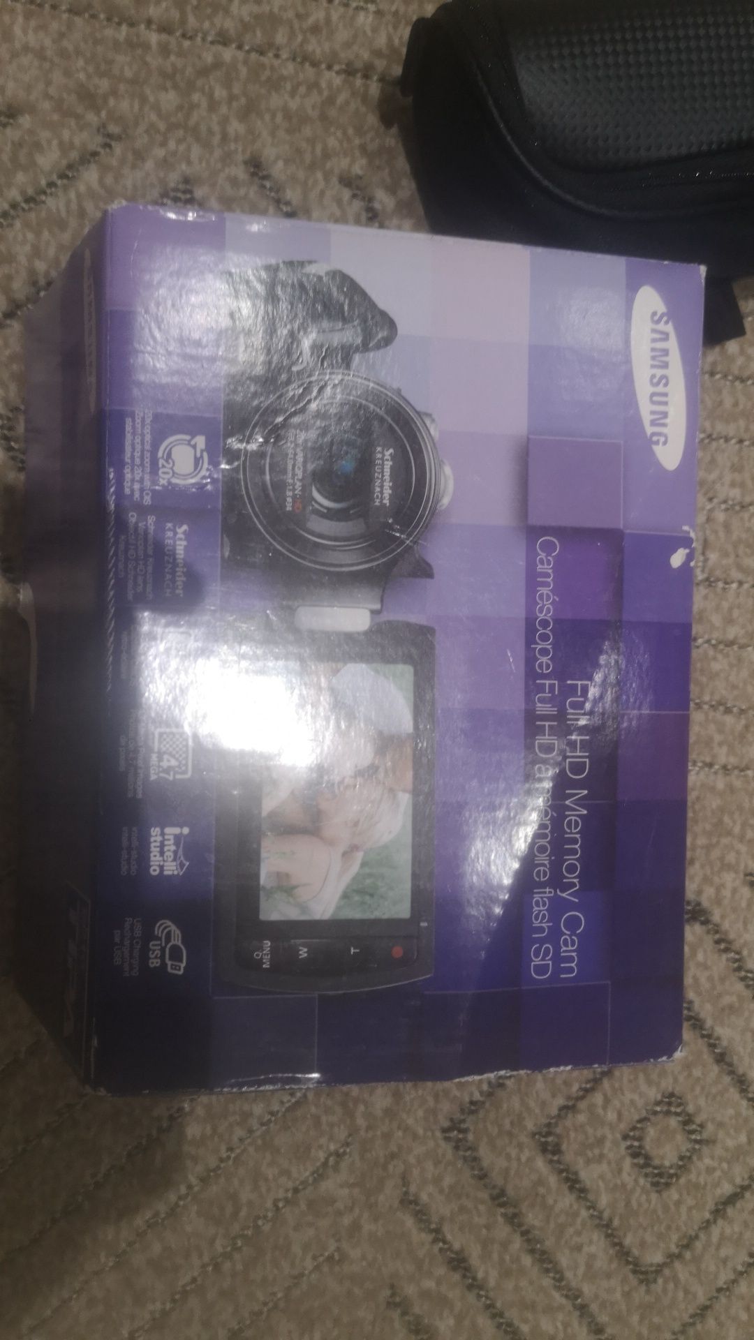 Máquina filmar Samsung