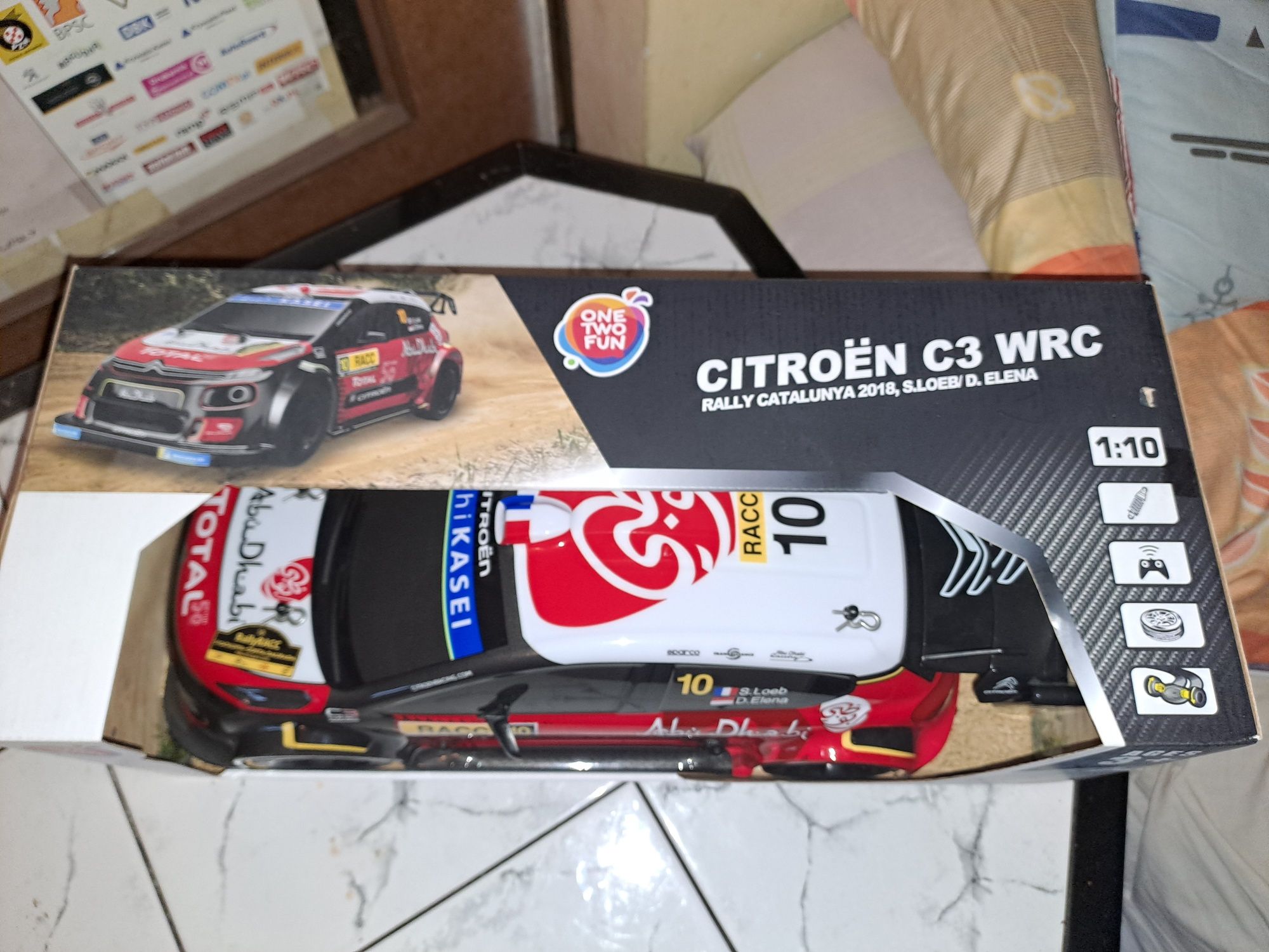 Citroen C3 WRC RC, Skala 1:10. Model zdalnie sterowany. Nowy.