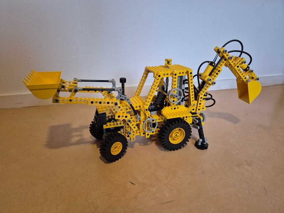 Lego Technic 8862 Backhoe Grader, Koparko ładowarka, kombajn, pudełko
