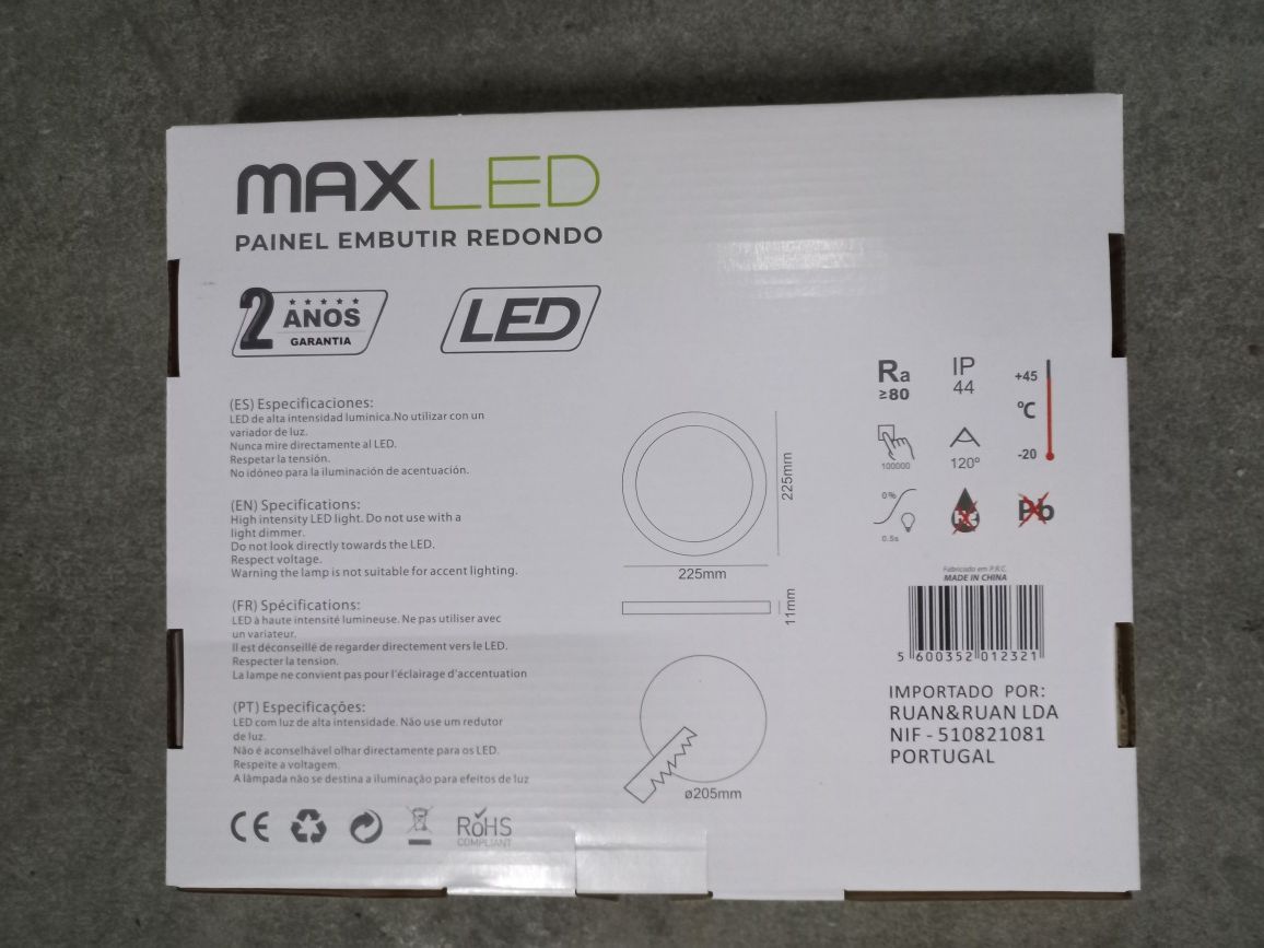 LED | Circular e Quadrado | 4000 K