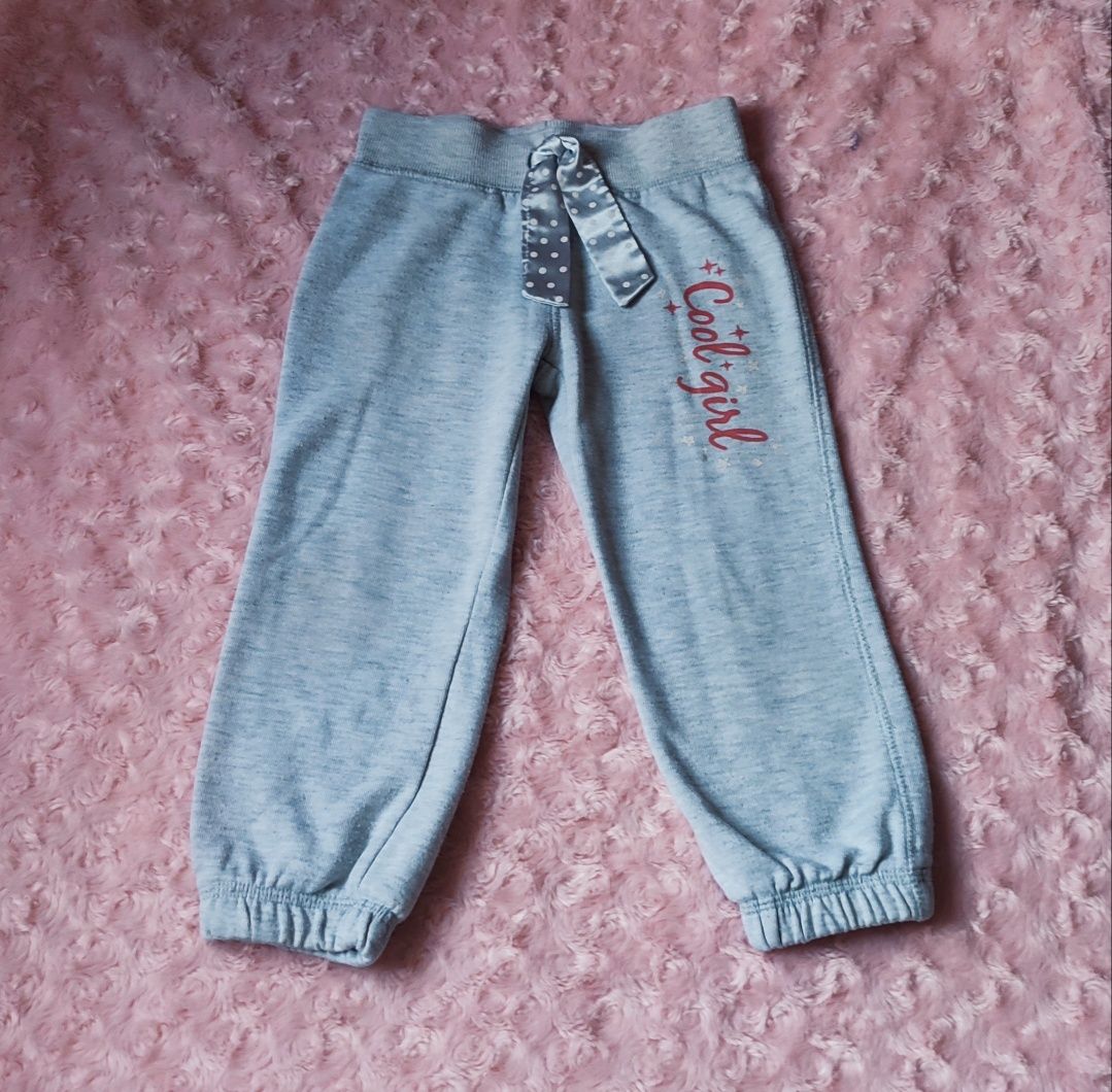 Spodnie dresowe dresy 2 pary r.98