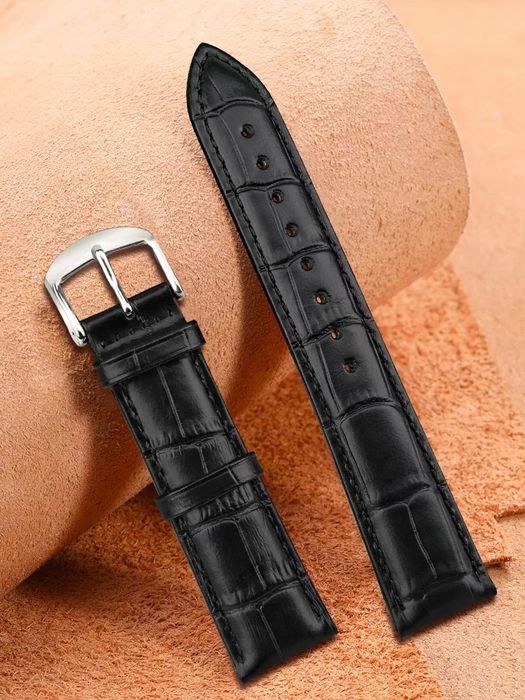 Pasek Skórzany Do Zegarka Smartwatcha 20mm Uniwersalny + Teleskopy