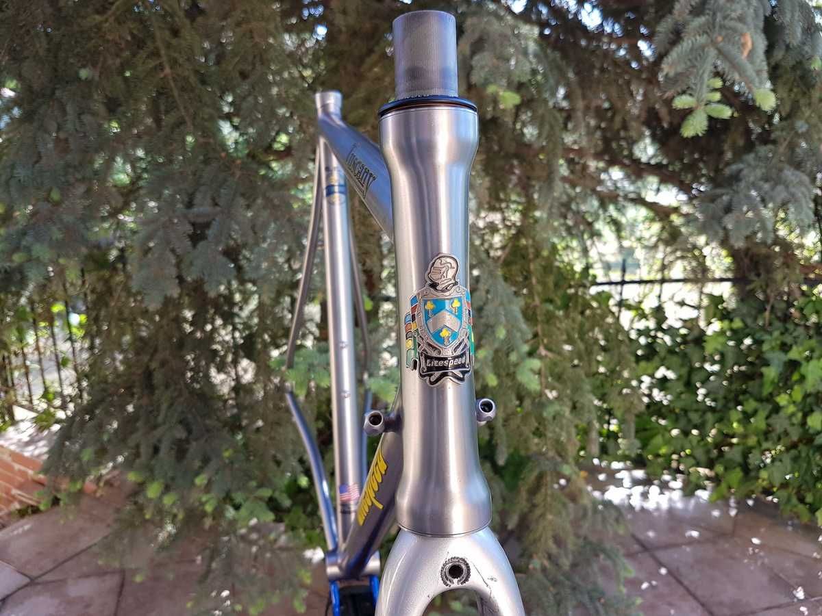 TYTANOWA rama LITESPEED Tuscany + karbonowy widelec, szosa