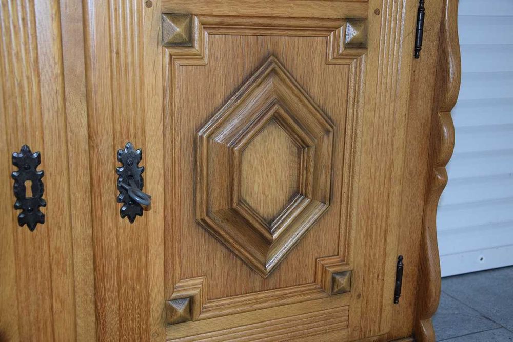 komoda dębowa - jak nowa