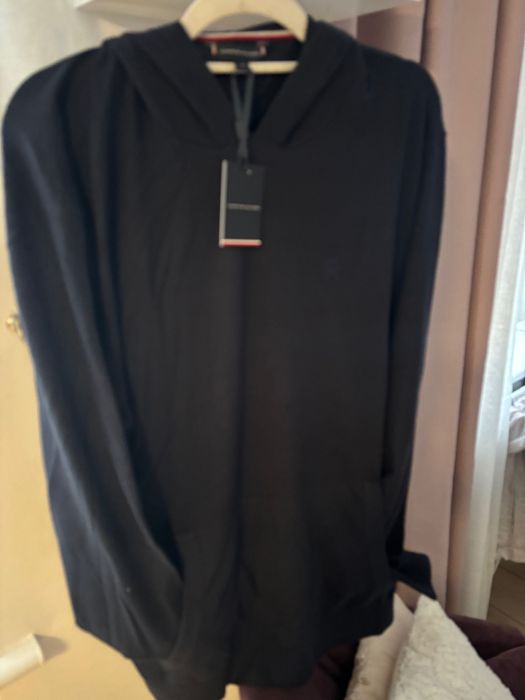 Sweter xl granat tommy hilfiger