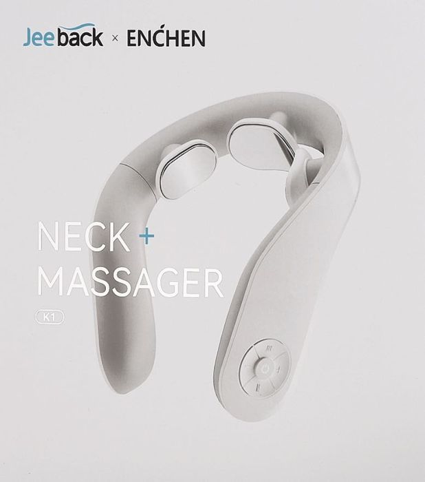 Масажер для шиї, білий