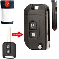Корпус ключа Nissan Navara Patrol Micra Note Qashqai на 2 кнопки
