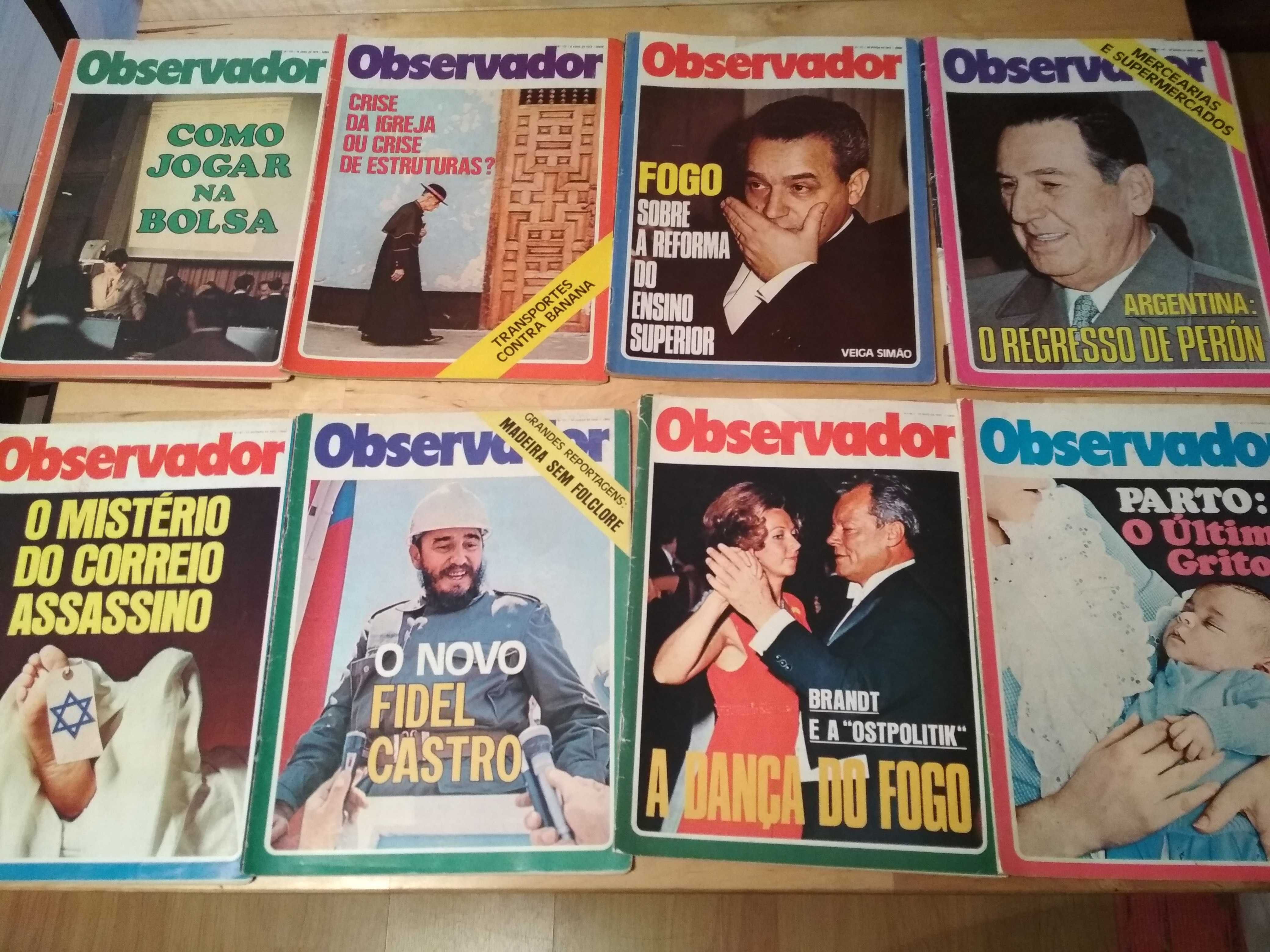 30 revistas O observador, anos 70