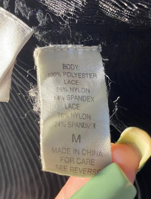 Чорний плісірований вінтажний пеньюар  marilyn monroe