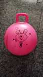 Bola Saltitona Resistente Ginástica 45 cm Criança Rosa
