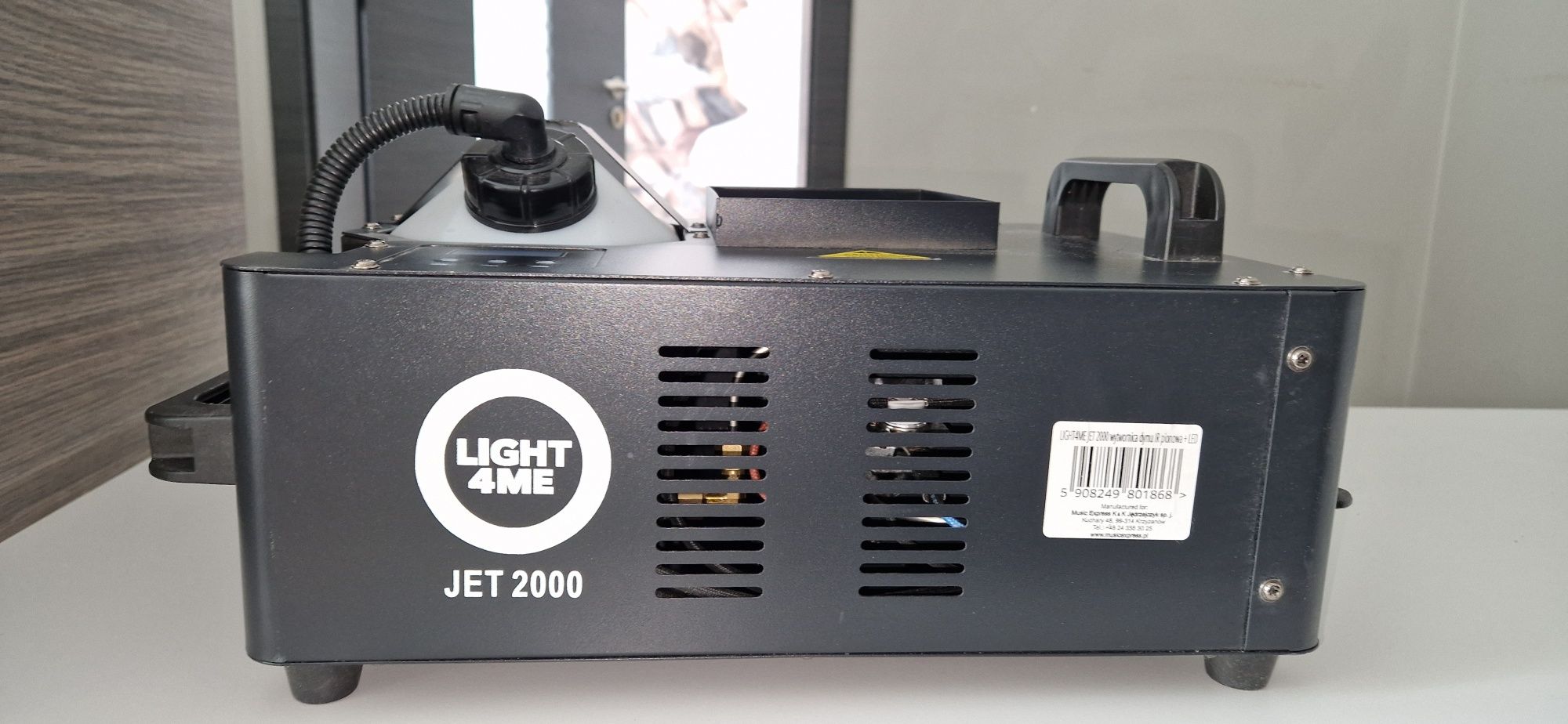 LIGHT4ME JET 2000 wytwornica dymu pionowego LED + pilot IR