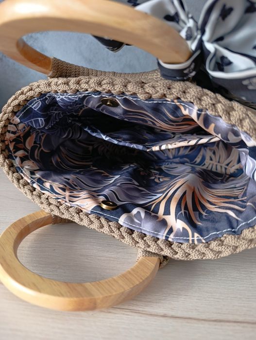 Torebka wykonana własnoręcznie na szydełku - handmade