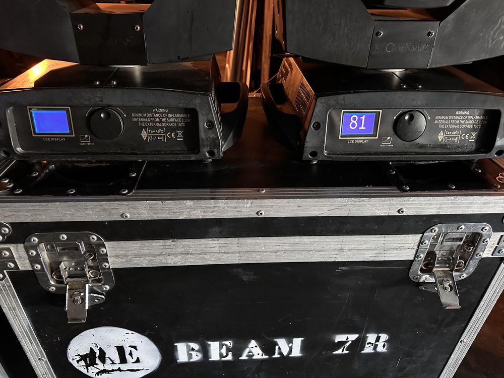 6x Beams 7R 230w