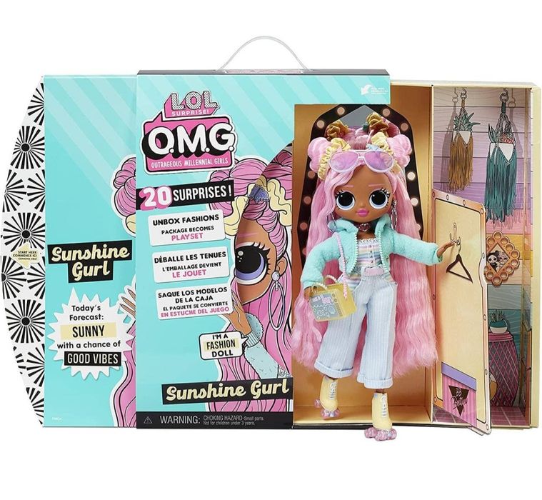 Лялька LOL Surprise OMG Sunshine Gurl Fashion Doll лол ОМГ Сонячна лед