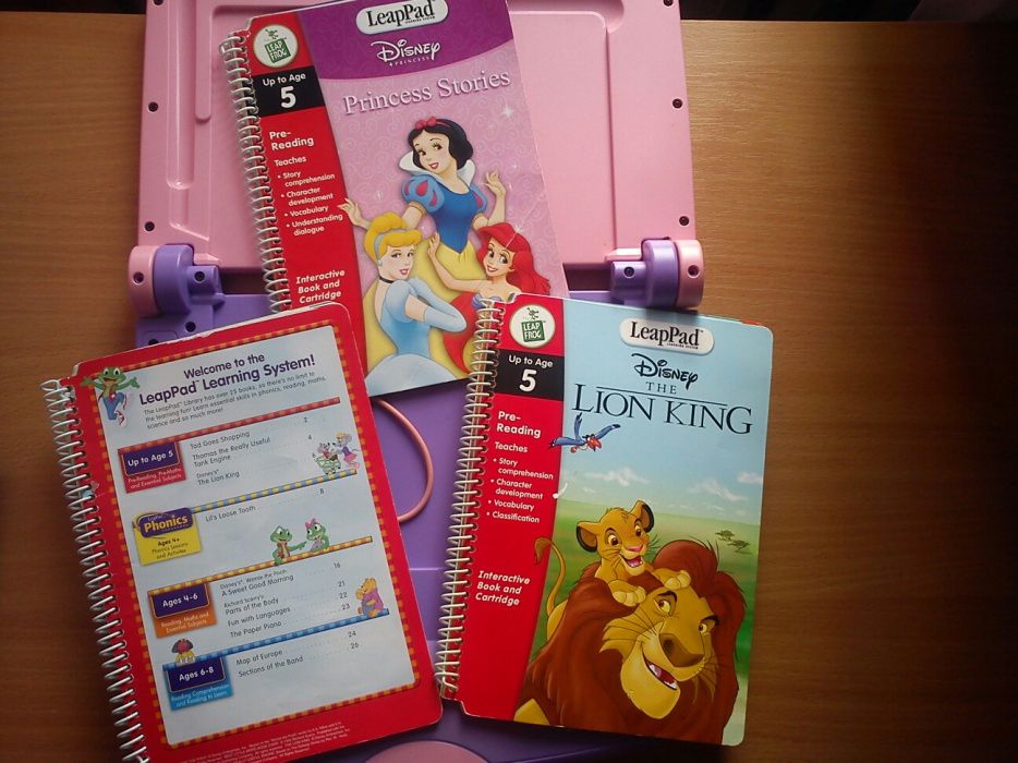 Платформа Pink Leapfrog LeapPad Learning System с 3 книгами / играми