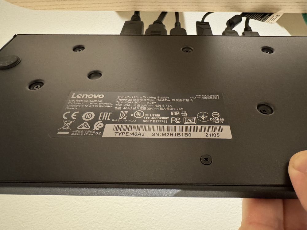 Docking station Lenovo ThinkPad Ultra