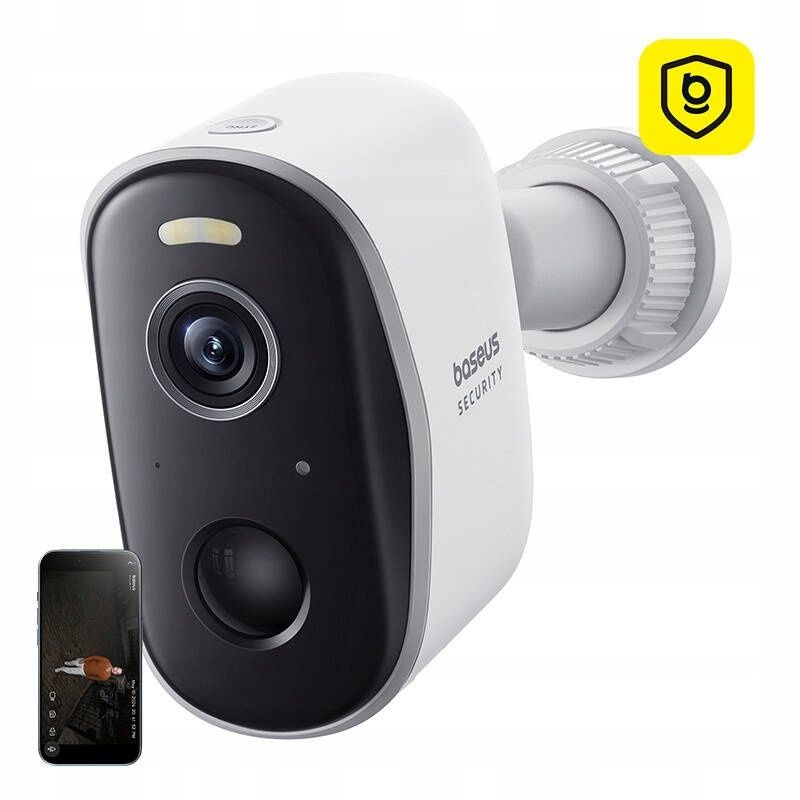 Baseus N1 Plus Kamera IP Zewnetrzna Bezprzewodowa WiFi 2K 10500mAh 145