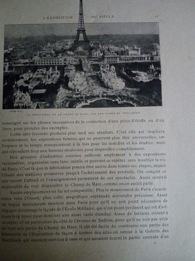 Exposition Universelle de 1900 , Paris (Expos.du siècle) " Catálogo"