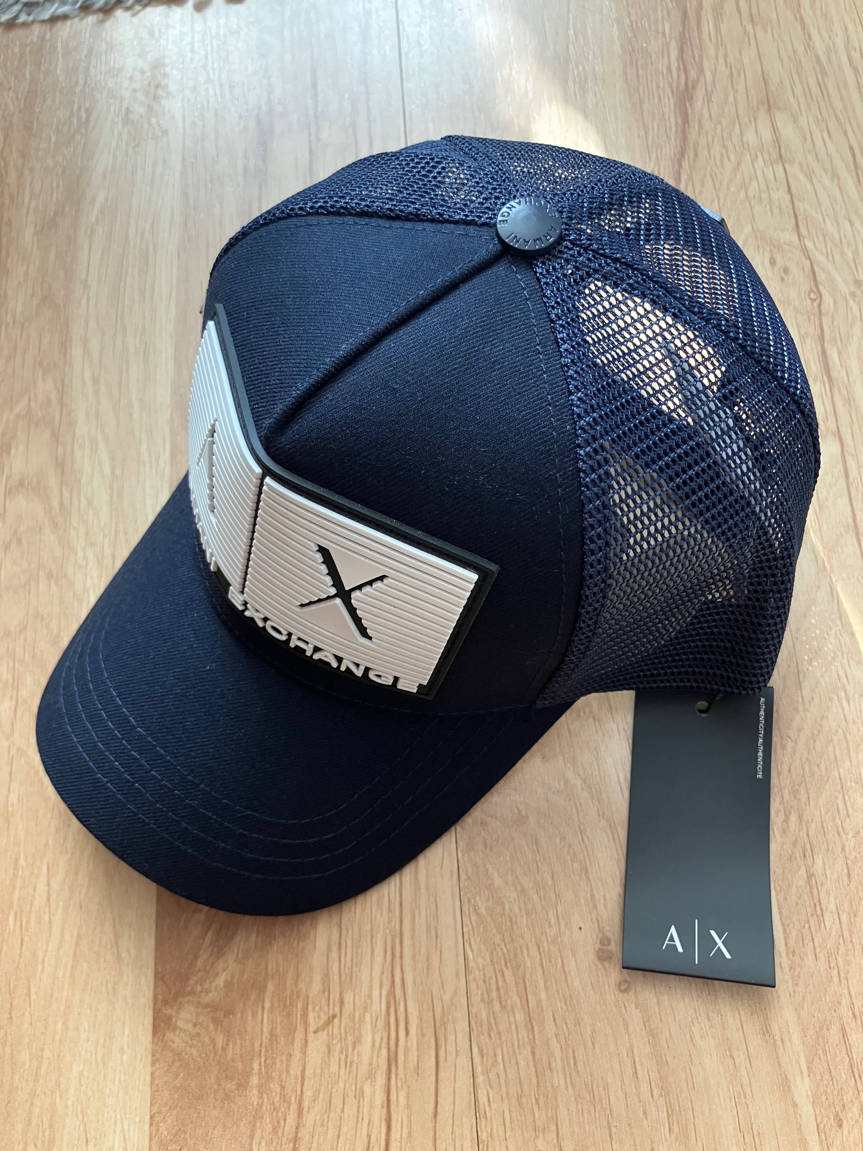 Czapka z daszkiem Armani Exchange Nowa granatowa metka