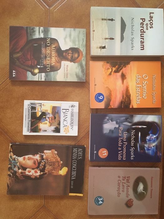 Livros romance/autobiografia Nicholas S., Waris Dirie..)Vários preços