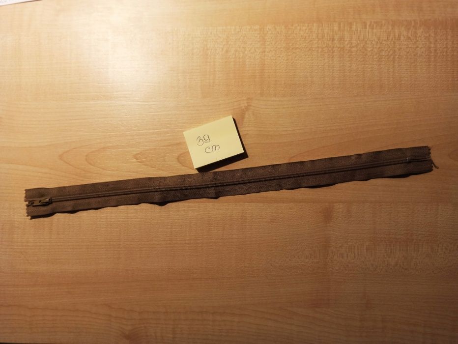 Suwak Zamek Błyskawiczny do ubrań 39 cm Khaki 5 zł