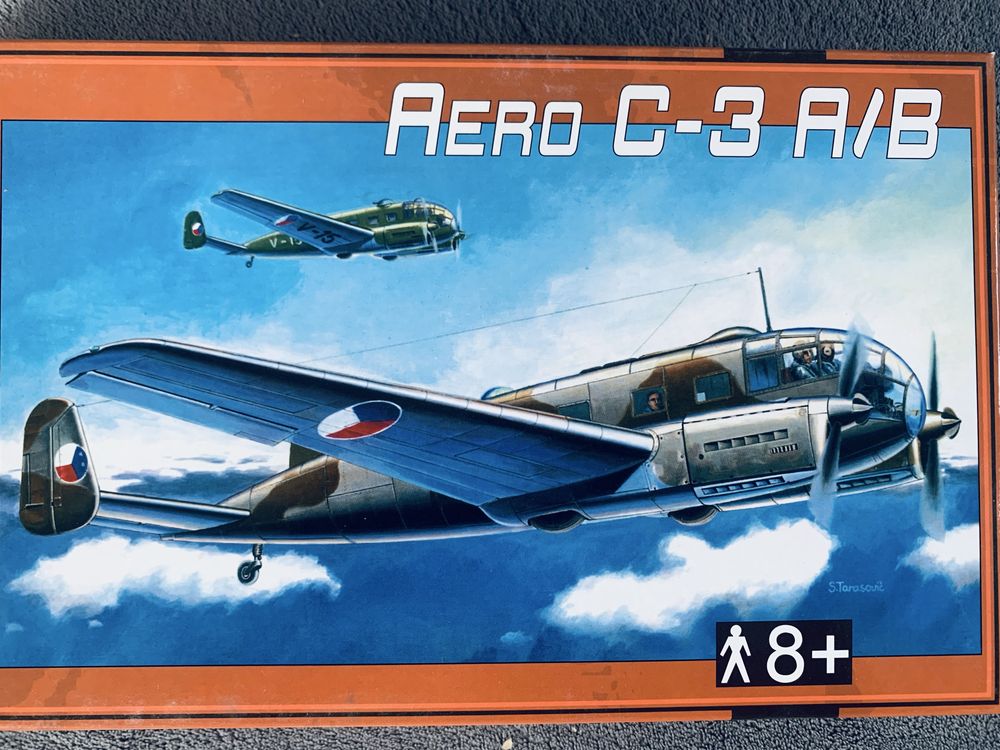 Samolot Aero C-3 A/B model do sklejania Smer 0936