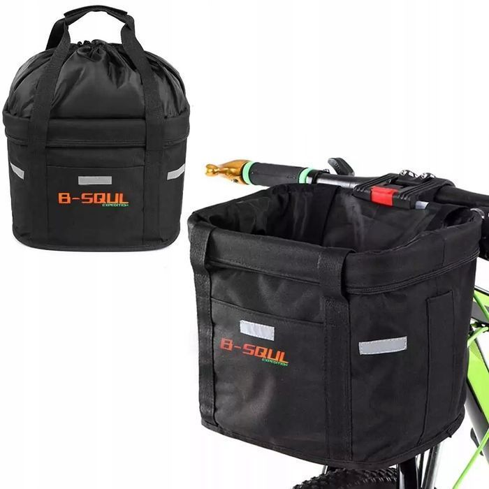 Kosz rowerowy click przód koszyk materiałowy przewożenie psa