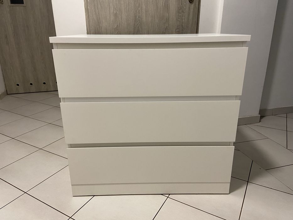 Biała komoda Ikea 3 szuflady