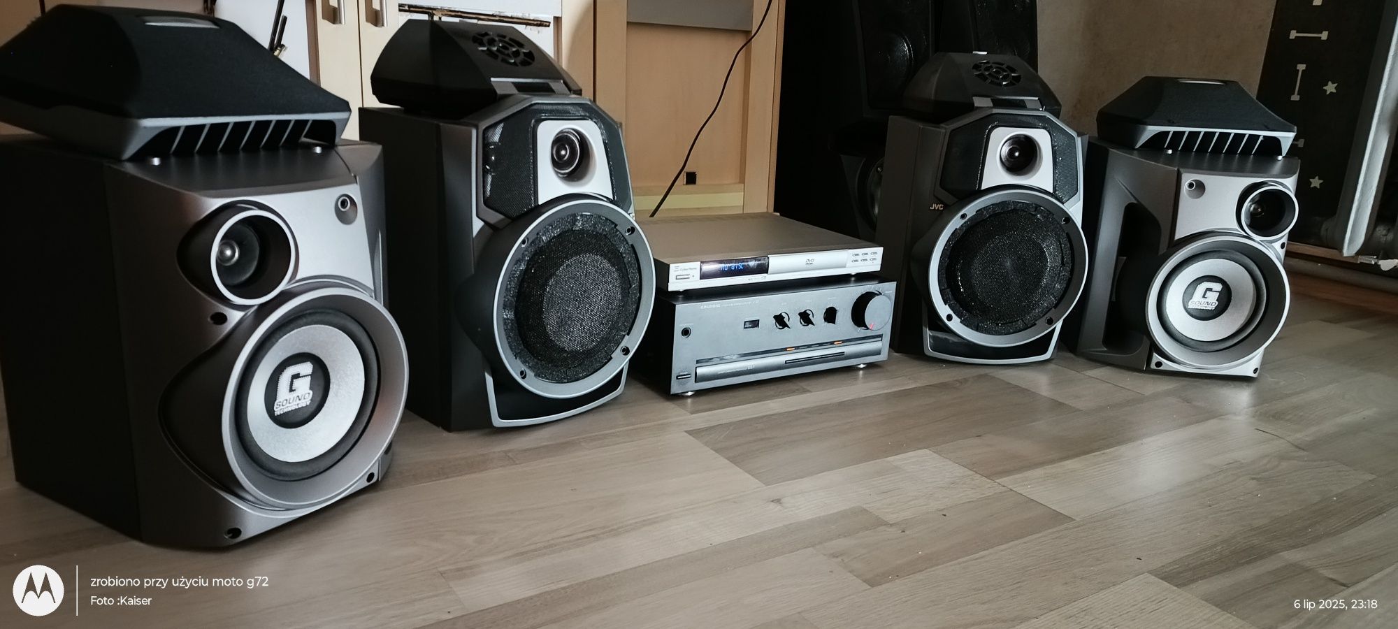 Wzmacniacz stereo Grundig V 101 A dvd,CD, mp3 zestaw głośników