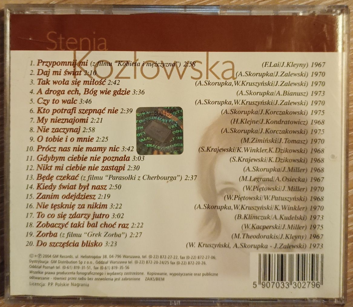 Stenia Kozłowska CD