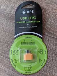 Адаптер-перехідник USB-OTG до смартфона microUSB