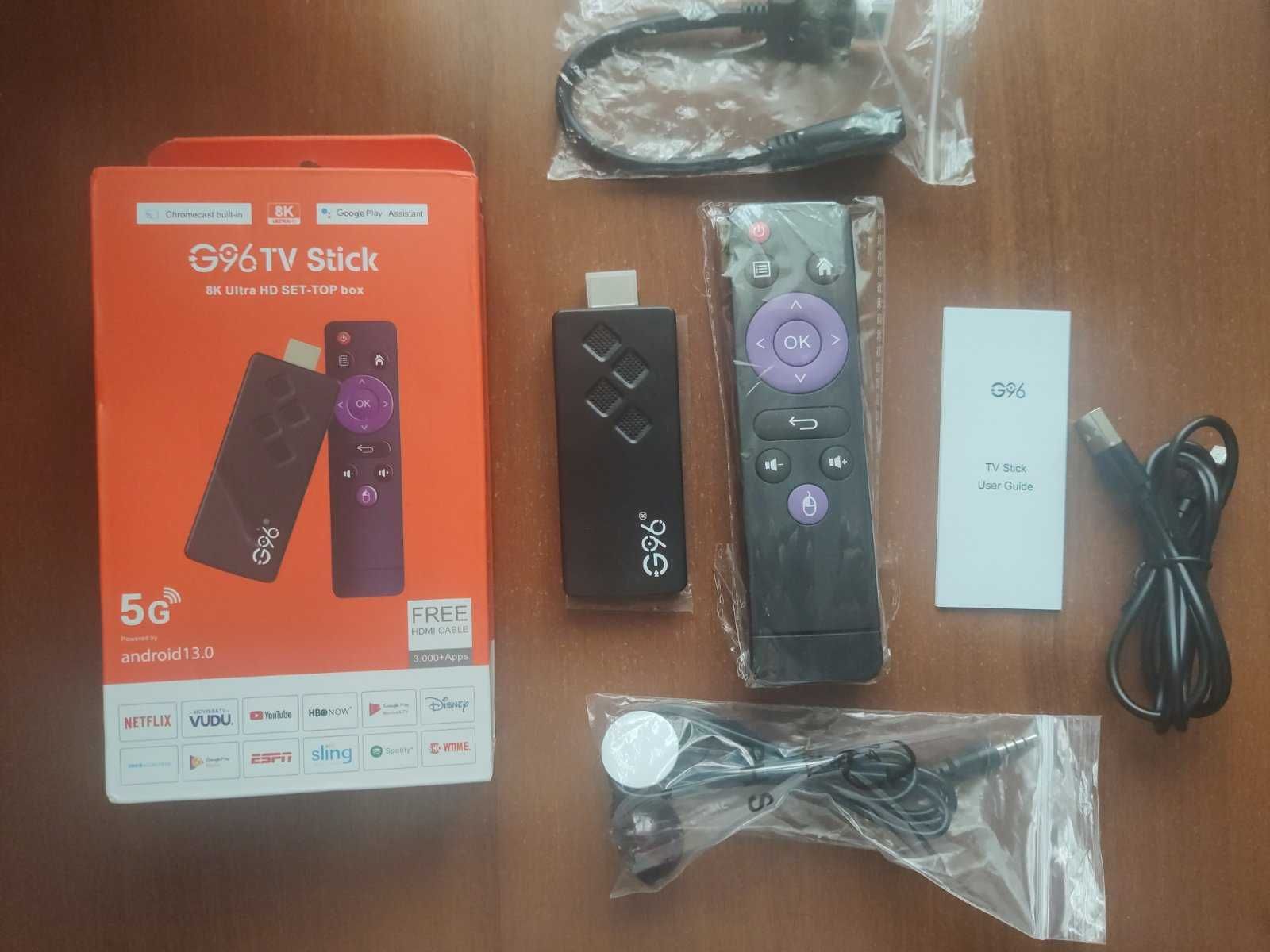 ТВ-стик, приставка G96 Android 13 2/16Gb, smart tv, Смарт тв, Tv Stick