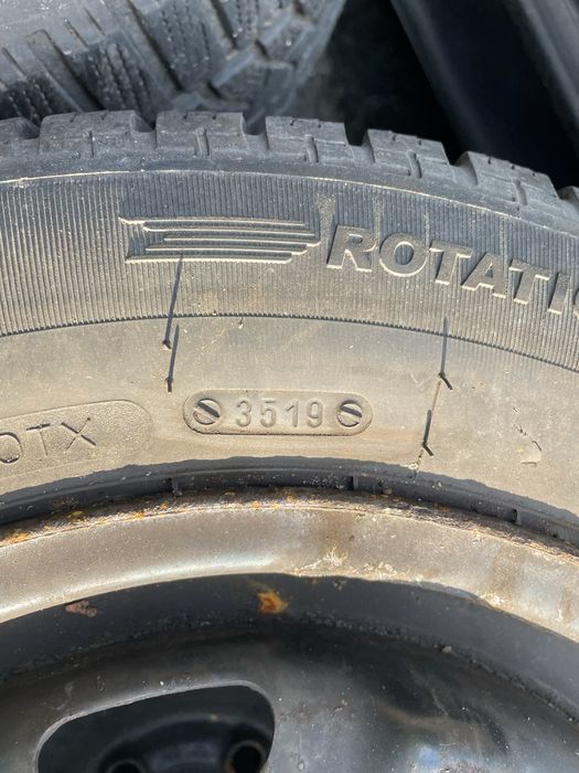 Koła felgi stalowe skoda fabia II 5x100 r14 opony zimowe 19r stan bdb