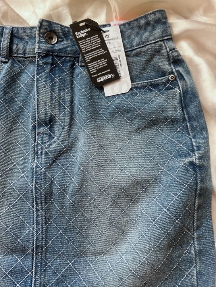 Superdry  spôdnica  jeansowa nowa roz.38